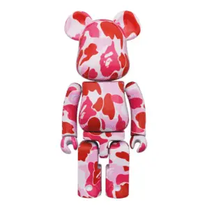 BAPE ABC CAMO (ROSA) x CHOGOKIN BE@RBRICK 200%