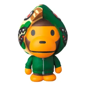 Baby Milo Shark Hoodie (Verde) x BAPE