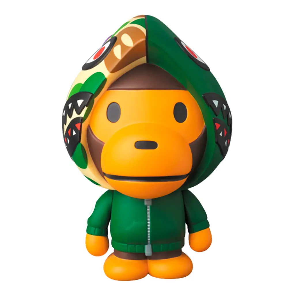 Baby Milo Shark Hoodie (Verde) x BAPE