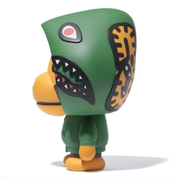 Baby Milo Shark Hoodie (Verde) x BAPE - Imagen 2