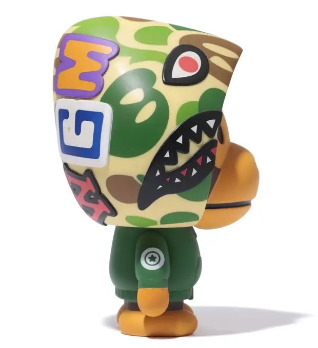 Baby Milo Shark Hoodie (Verde) x BAPE - Imagen 3