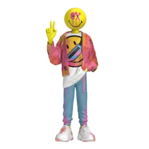 B. Smiley (50th Anniversary) x Smiley x Mighty Jaxx