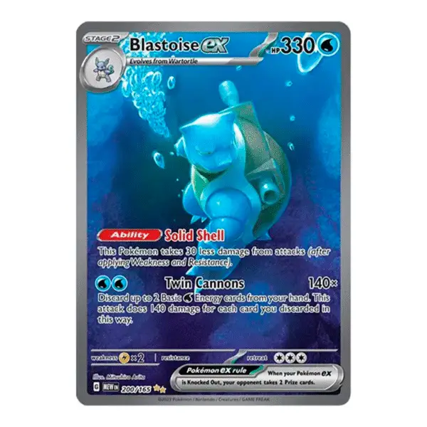 Blastoise EX 200/165