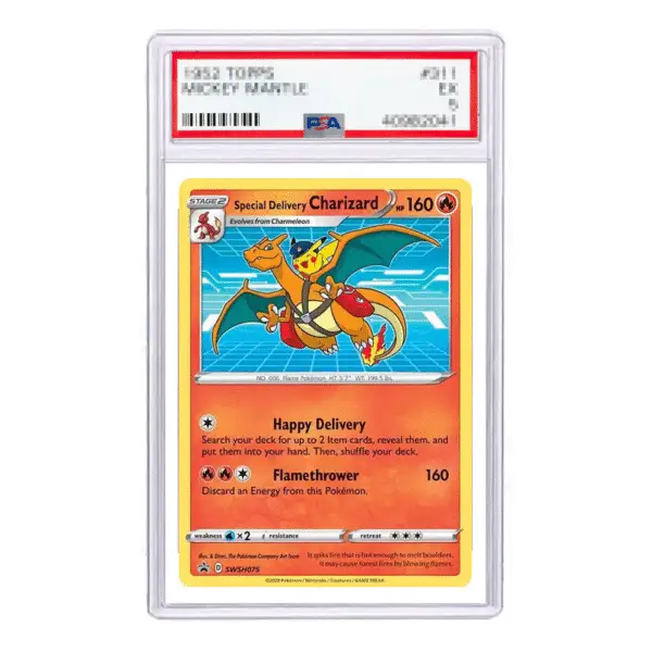 Special Delivery Charizard SWSH075 PSA 9 PROMO Sword & Shield