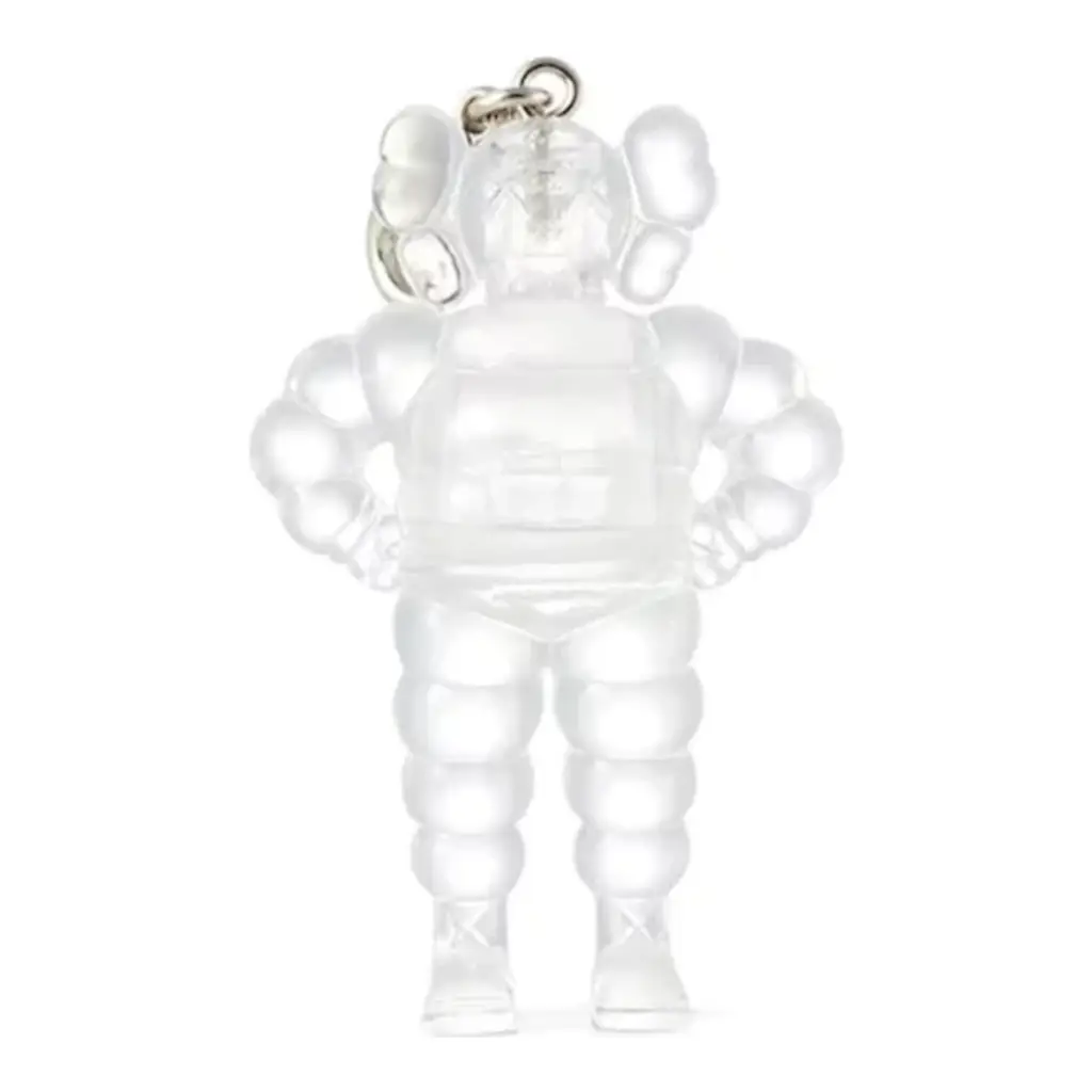 KAWS TOKYO FIRST KAWS CHUM キーホルダー ホワイト Llavero Tokyo First Chum Transparente x Kaws - DropsInMid