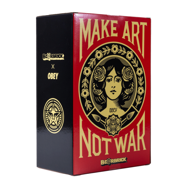 Make Art Not War 100%/400% Be@rbrick x Shepard Fairey - Imagen 4