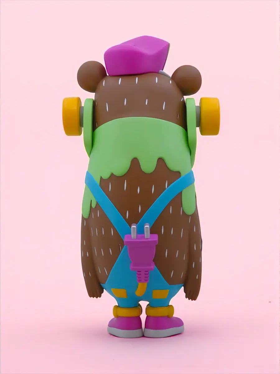 BG Bear X Frankenskid 2nd Edition x Kohei Ogawa x Big Boy Toys - Imagen 2