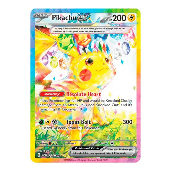 Pikachu ex 238/191 Surging Sparks