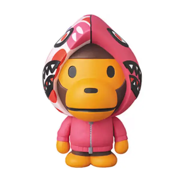 Bape Baby Milo Shark Hoodie 6" 2017 (Rosa)