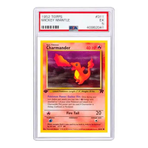 Charmander 50/82 PSA 9 Team Rocket 1st Edition