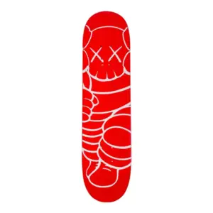 Chum Skate Deck Rojo 2001 x KAWS x Supreme