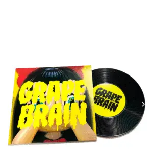 Record Coaster x Xhashi x Grape Brain (Firmado)