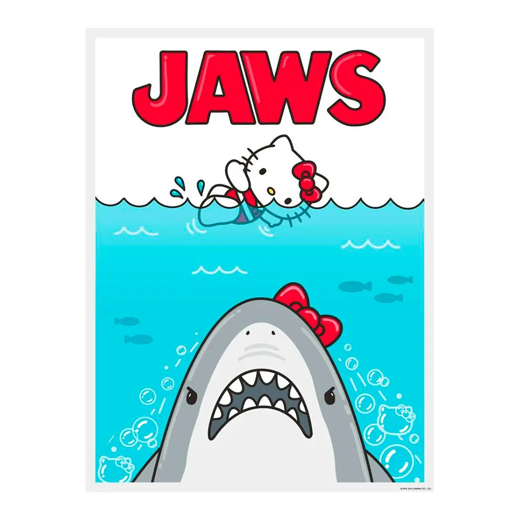 Hello Kitty Jaws x Universal Studio (Enmarcado)