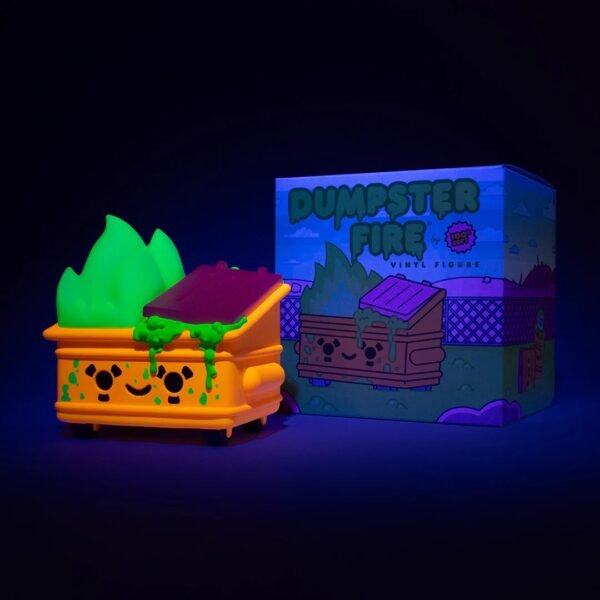 Dumpster Fire - Toxic Waste  - Radioactive Orange Edition - Imagen 4