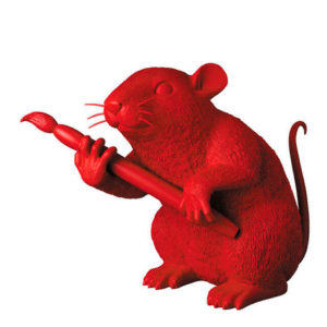 LOVE RAT (Versión Roja) x Banksy