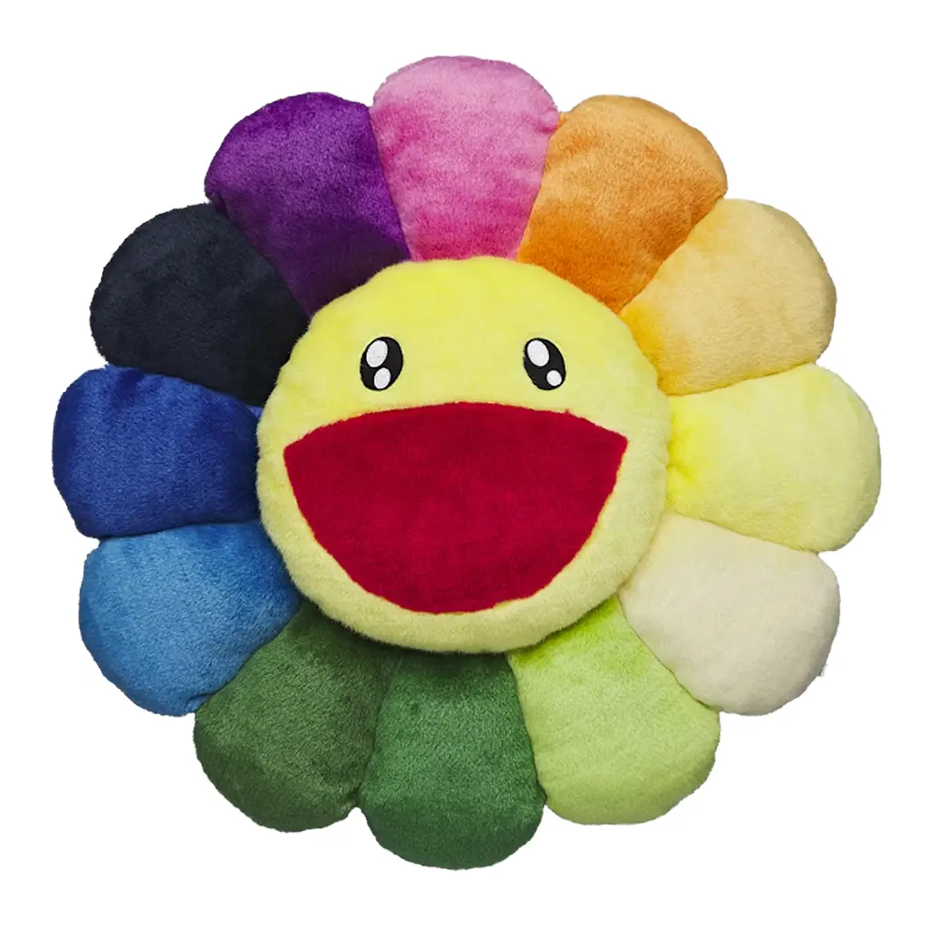 Rainbow Flower Plush 60 cm x Takashi Muarakami