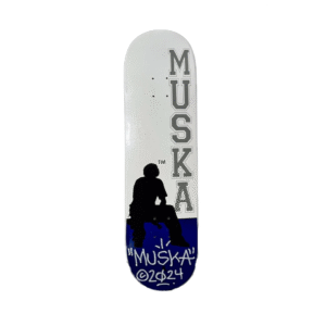 SHORTYS DECK MUSKA SILHOUTTE WHITE/BLUE 2024
