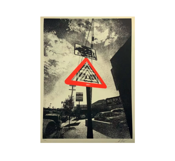 Shepard Fairey - Warning Sign