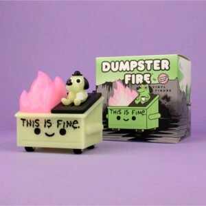 100% Soft - "Dumpster Fire - This is Fine (Glow-in-the-Dark)"