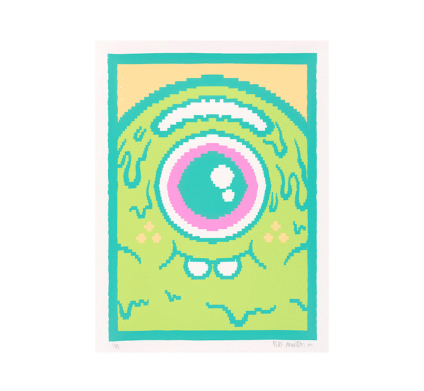Pixel ICON Print x Buff Monster