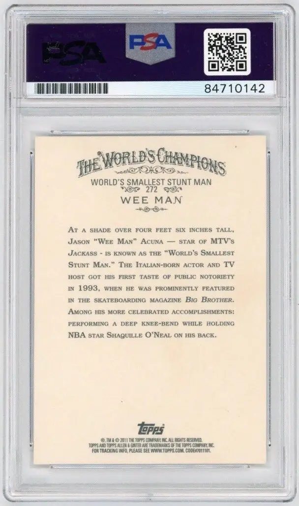 Jason Acuña “Wee Man” x Topps Allen & Ginter - Imagen 2