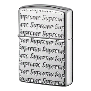 Zippo Grabado (Plateado) x Supreme